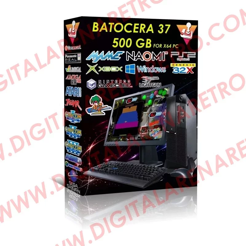 BATOCERA 37 500GB KIT FOR...