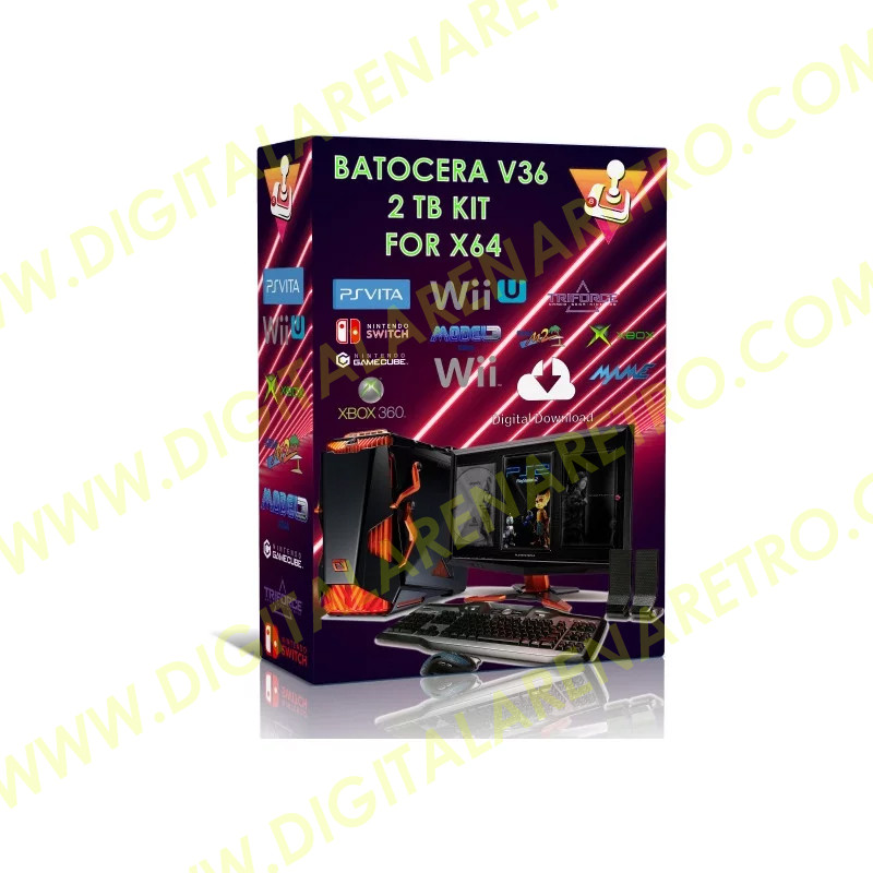 Batocera 36 2 terabyte kit for pc 64 bit