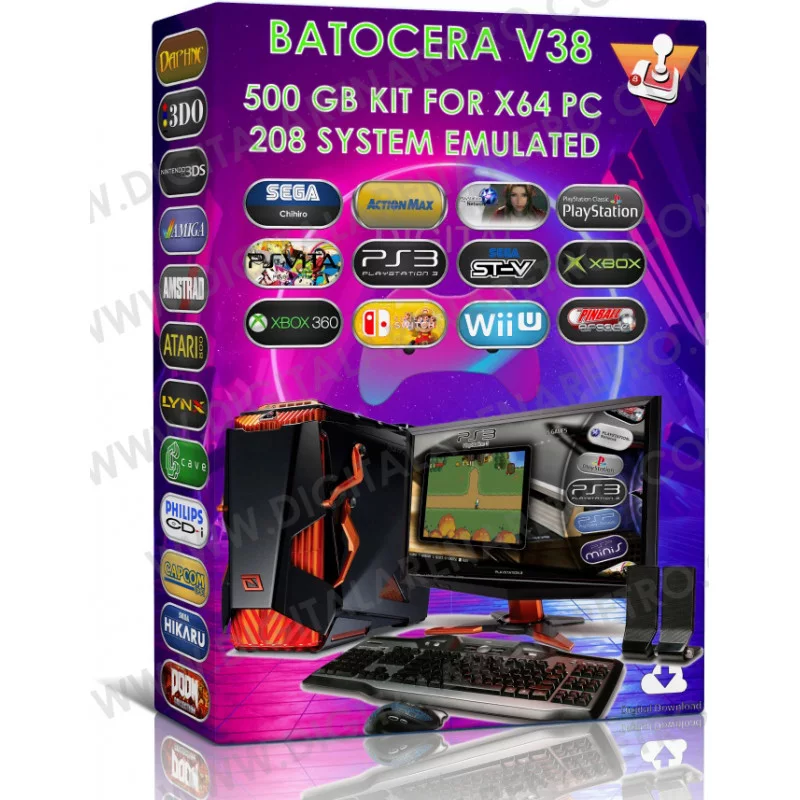 BATOCERA 38 500GB KIT FOR...